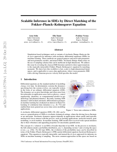 Scalable Inference in SDEs paper thumbnail
